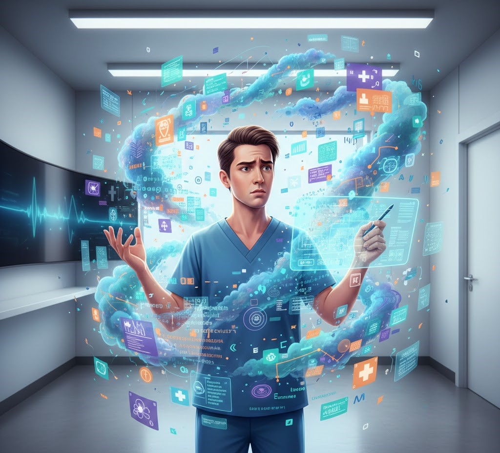 A medical professional reviewing complex CPT codes to ensure accuracy through expert medical billing audit services.