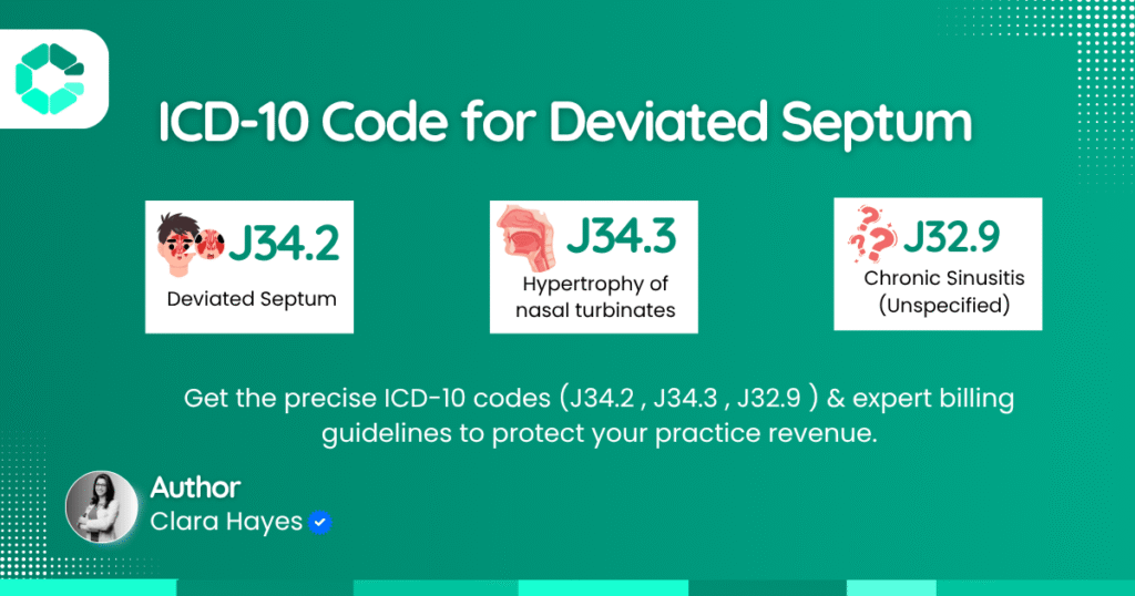 ICD-10 Code for Deviated Septum (J34.2) – Complete Coding Guide 2026