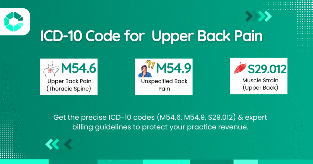 ICD-10 Code for Upper Back Pain (M54.6) – Complete Coding Guide 2026