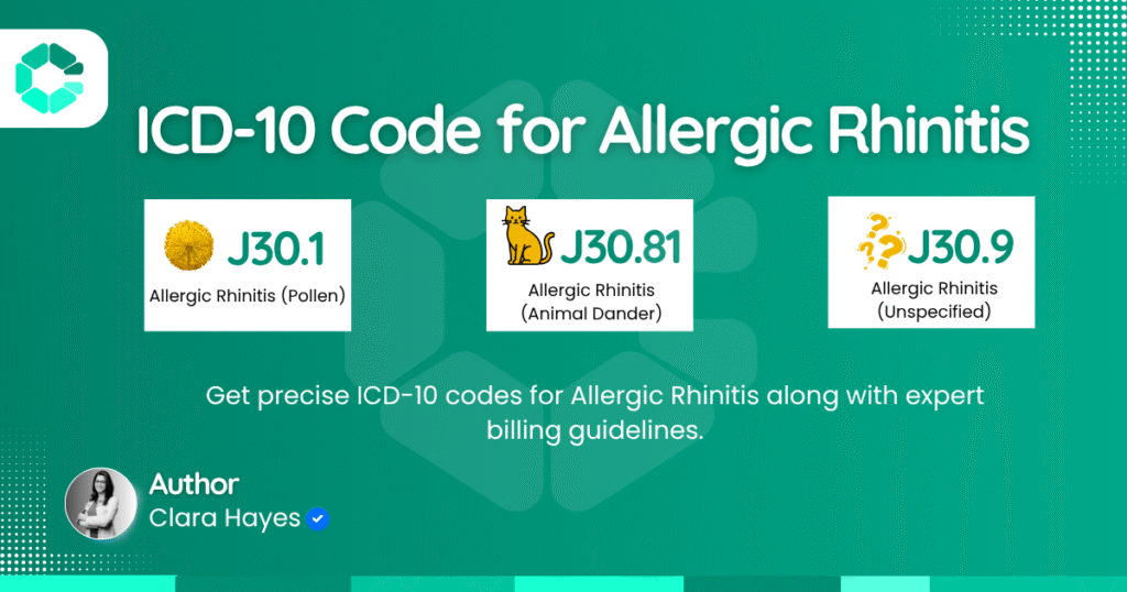 What is the ICD-10 Code for Allergic Rhinitis?