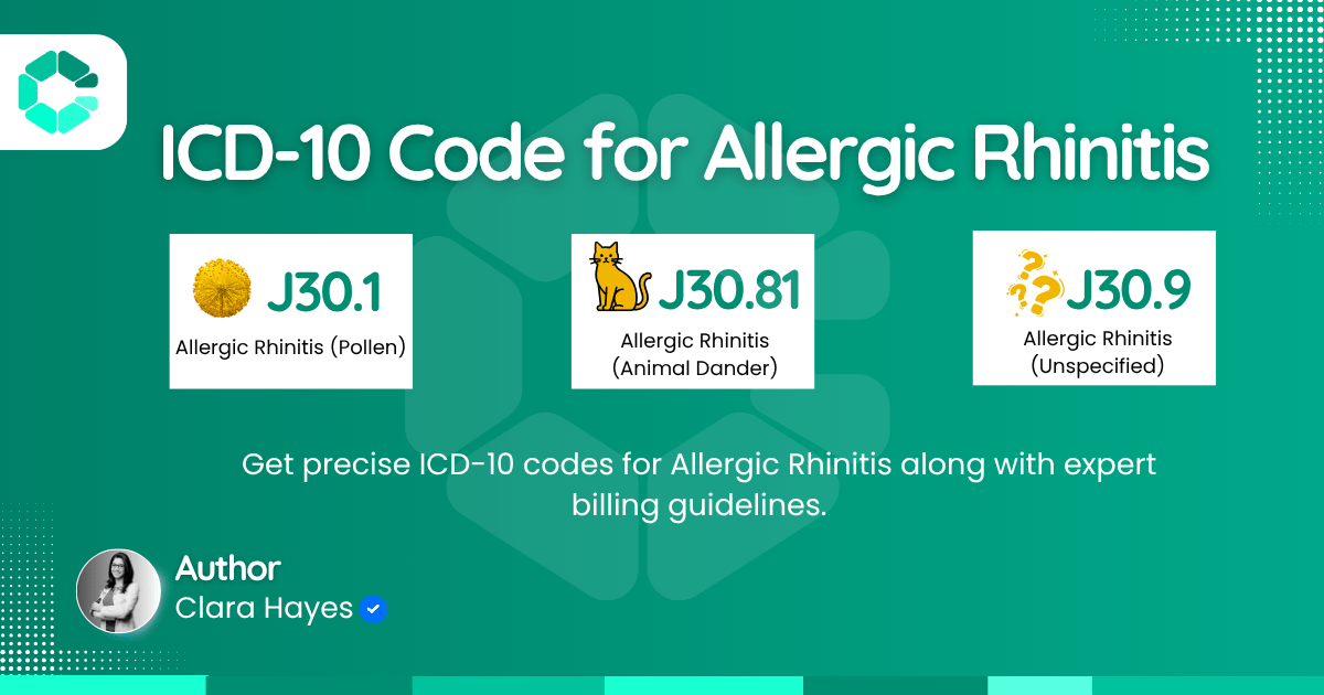 ICD 10 Code Allergic Rhinitis